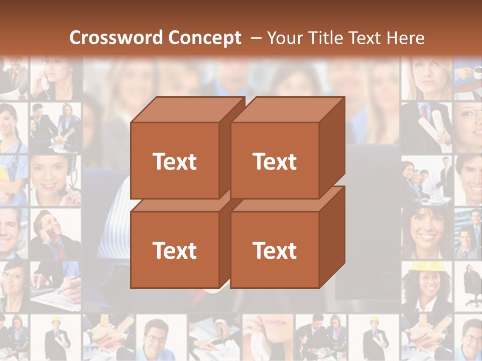 Agent Service Center PowerPoint Template