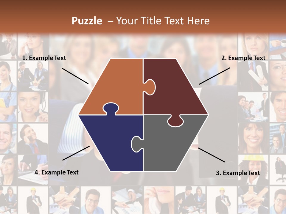 Agent Service Center PowerPoint Template