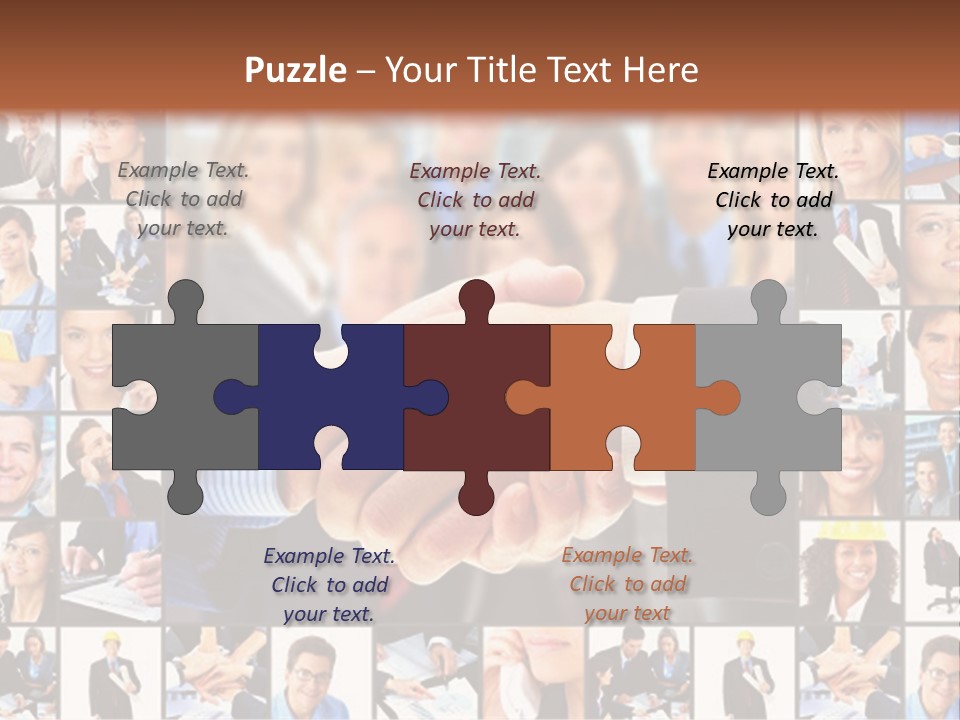 Agent Service Center PowerPoint Template