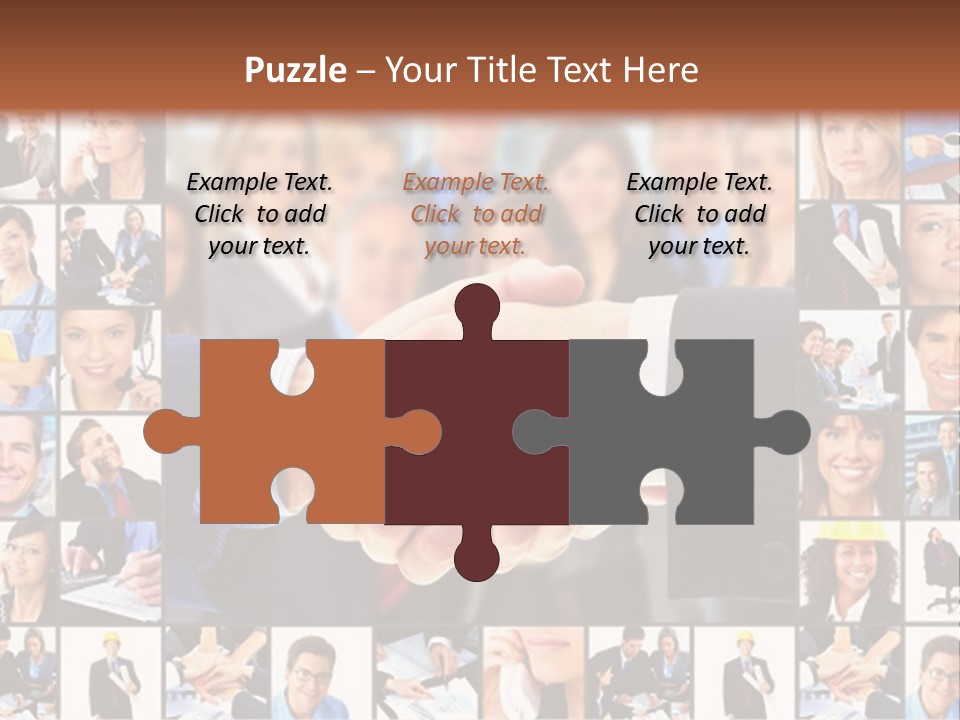 Agent Service Center PowerPoint Template