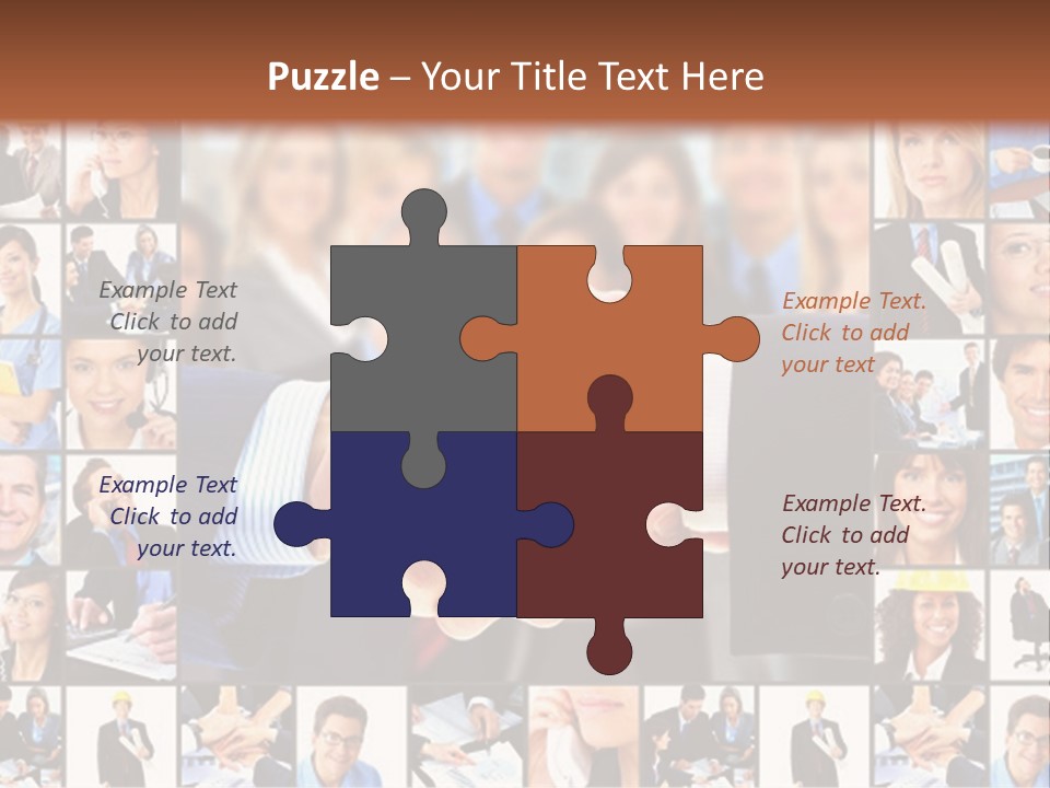 Agent Service Center PowerPoint Template