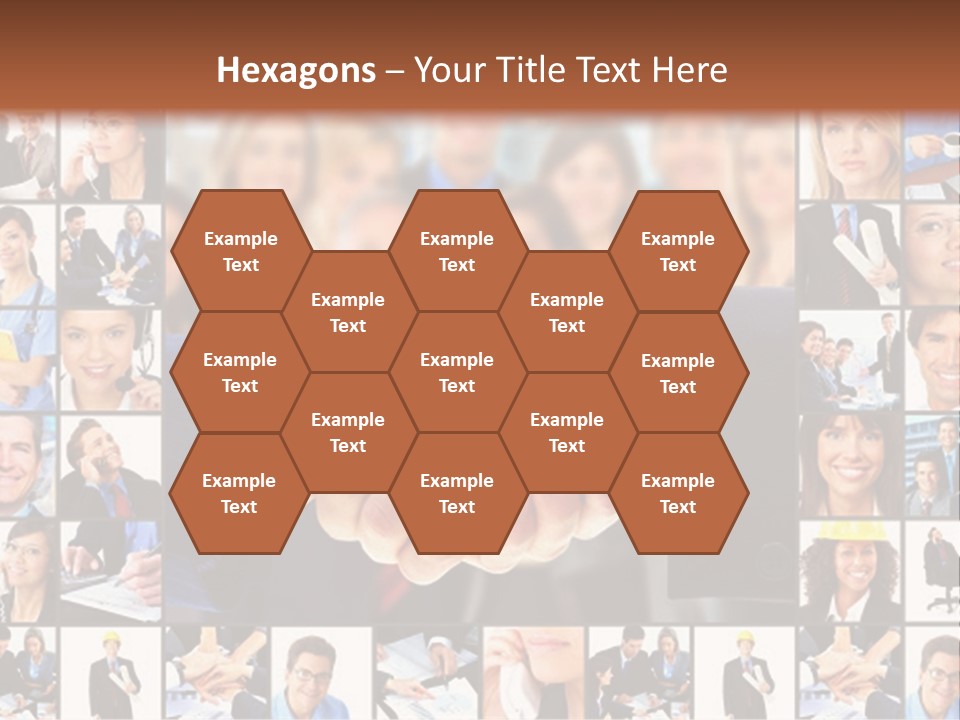 Agent Service Center PowerPoint Template