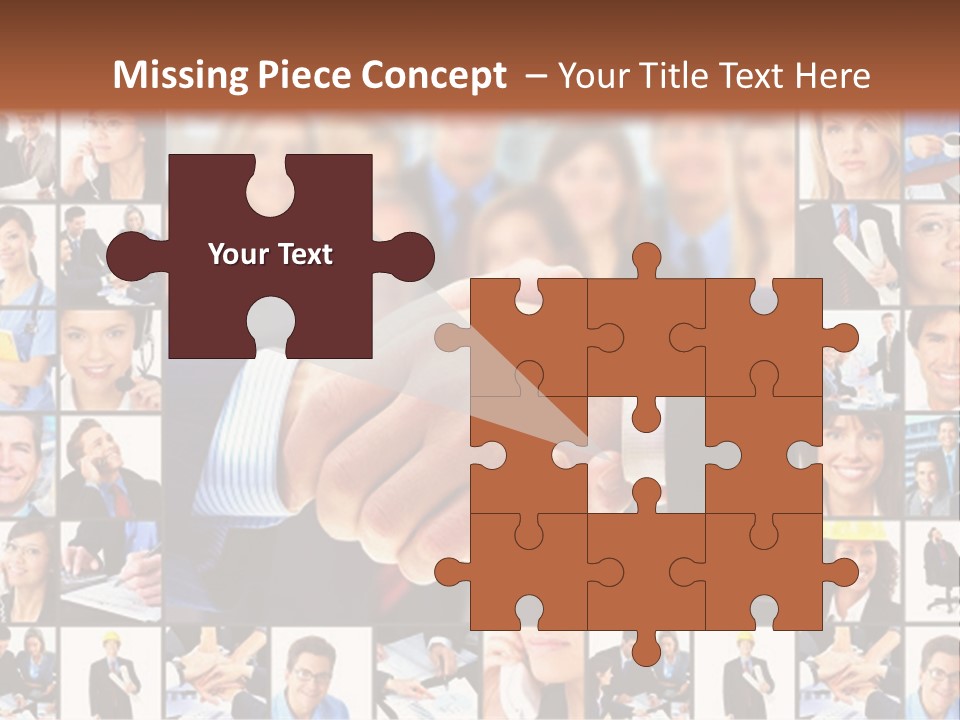 Agent Service Center PowerPoint Template