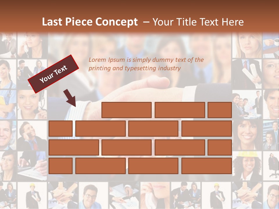 Agent Service Center PowerPoint Template