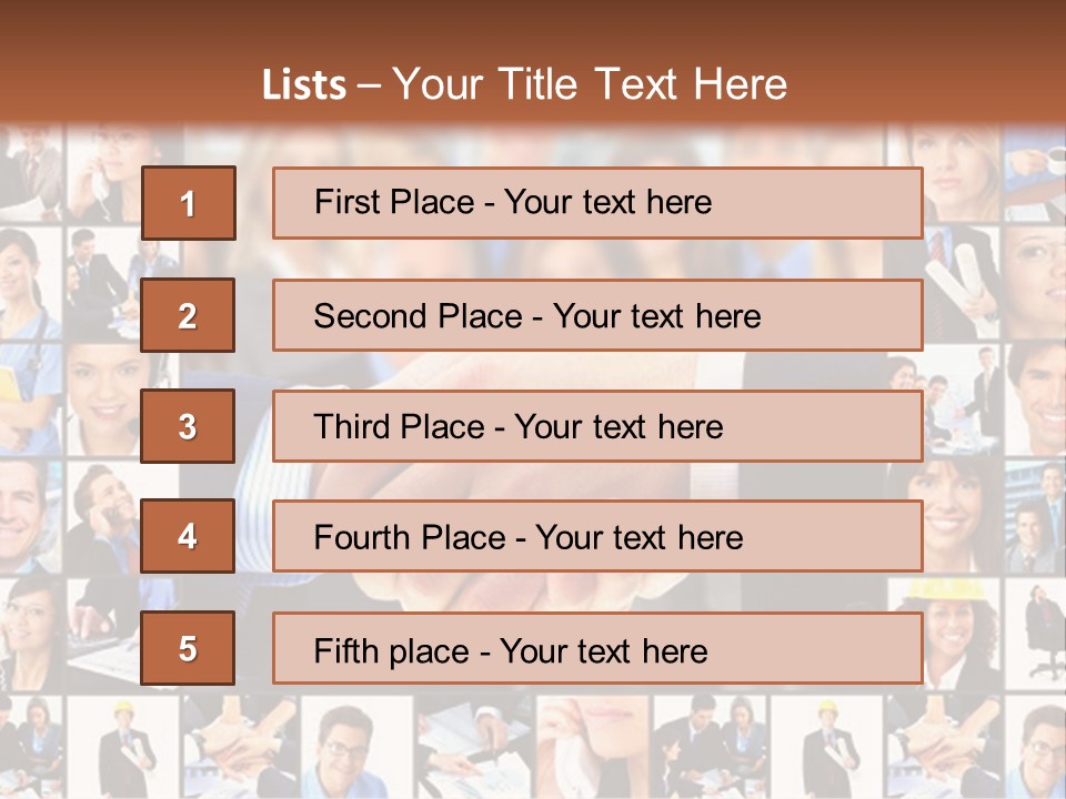 Agent Service Center PowerPoint Template