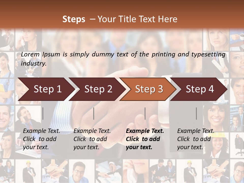 Agent Service Center PowerPoint Template