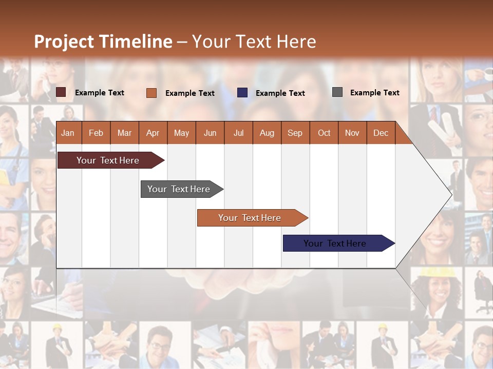 Agent Service Center PowerPoint Template
