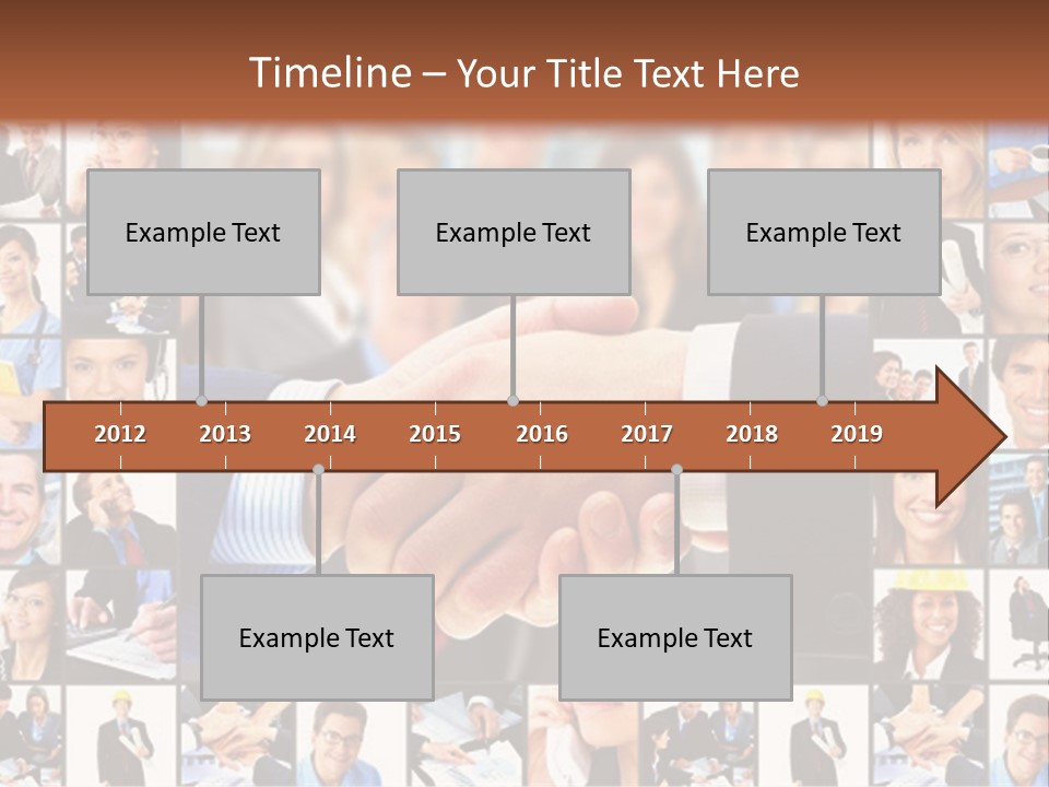 Agent Service Center PowerPoint Template