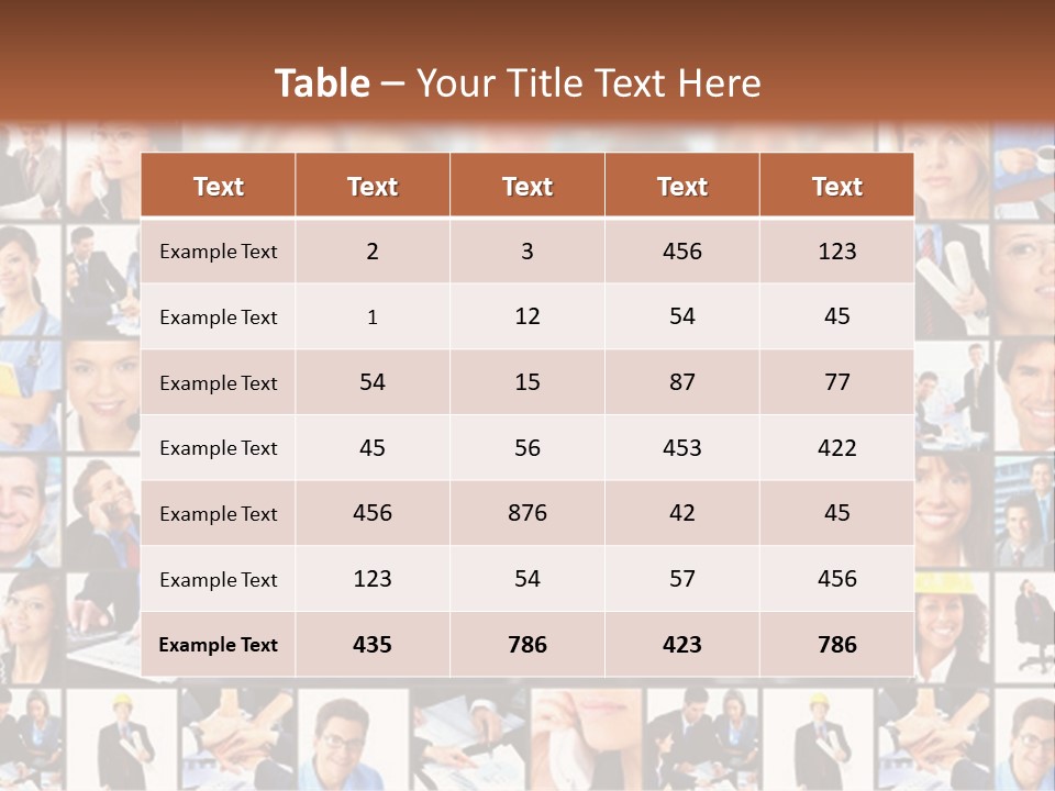 Agent Service Center PowerPoint Template