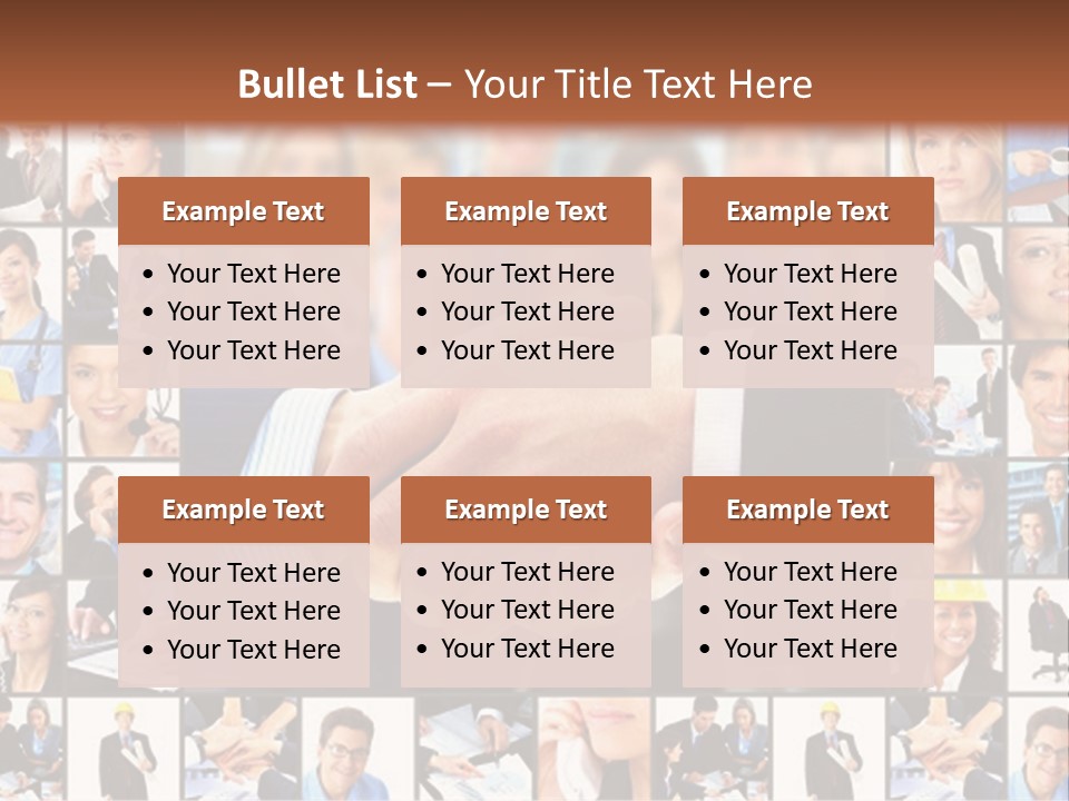 Agent Service Center PowerPoint Template