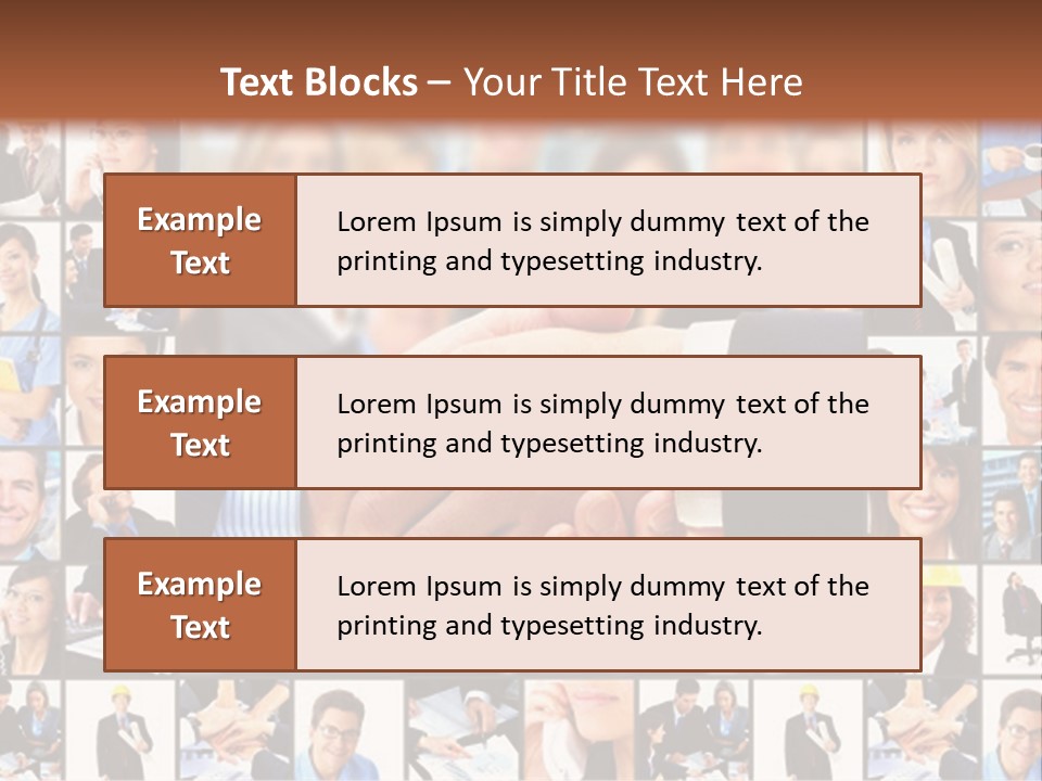 Agent Service Center PowerPoint Template