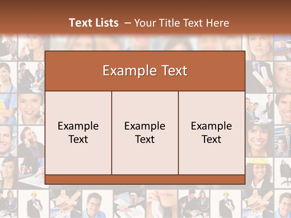 Agent Service Center PowerPoint Template