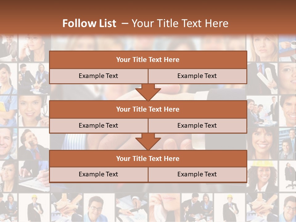Agent Service Center PowerPoint Template