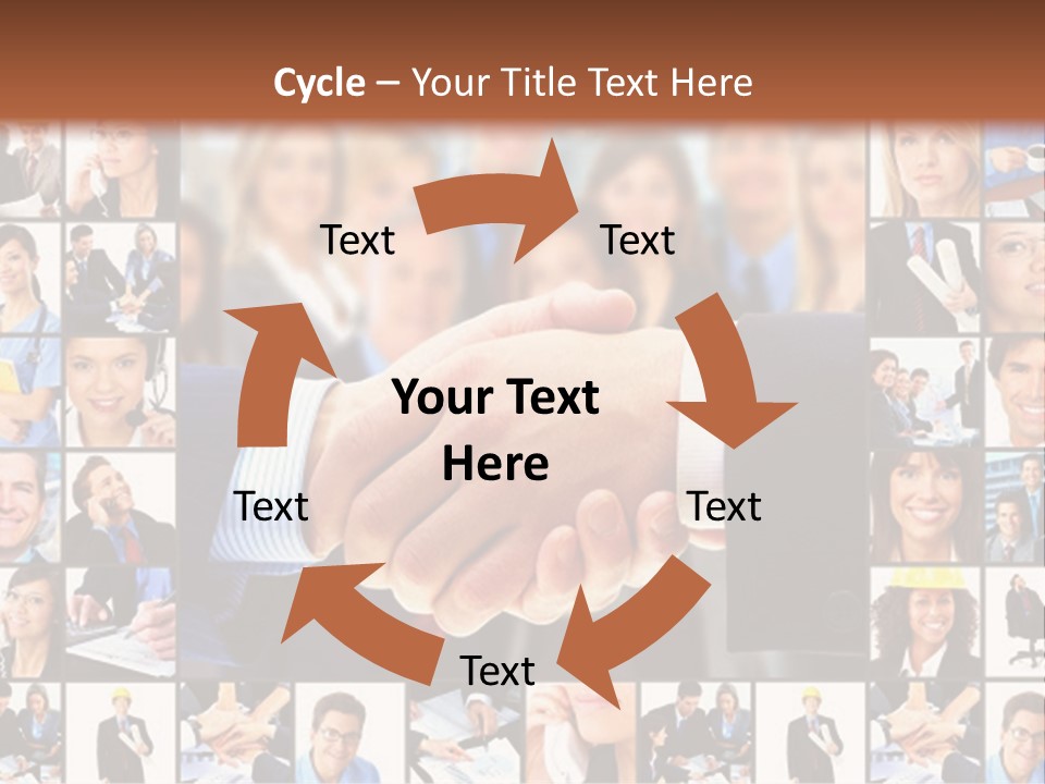 Agent Service Center PowerPoint Template