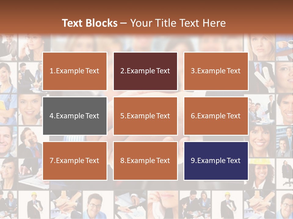 Agent Service Center PowerPoint Template