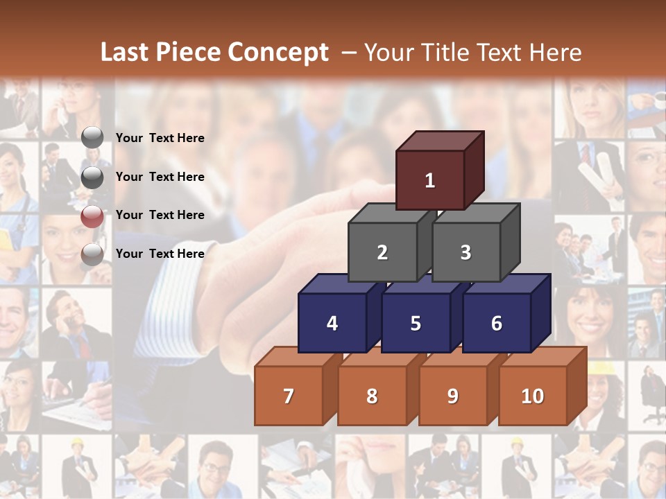 Agent Service Center PowerPoint Template