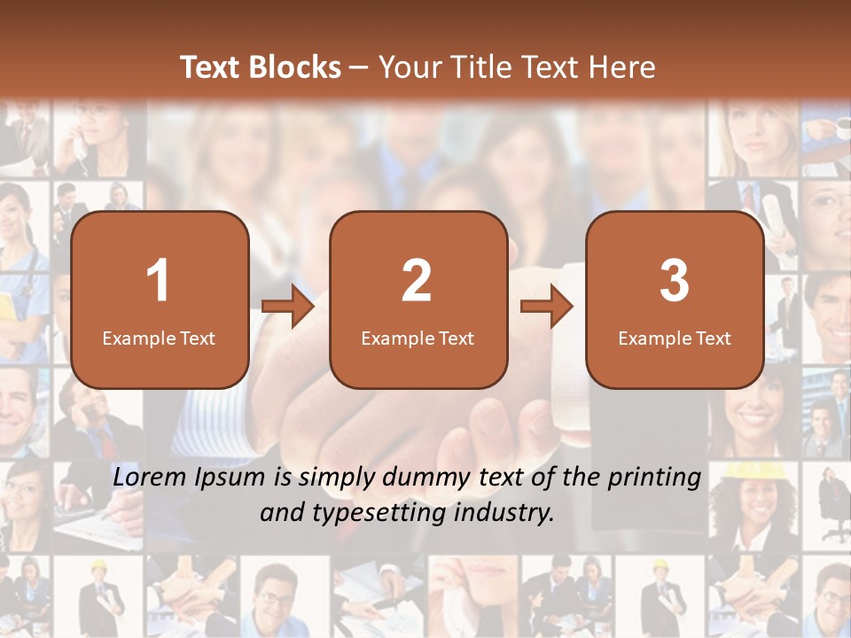 Agent Service Center PowerPoint Template