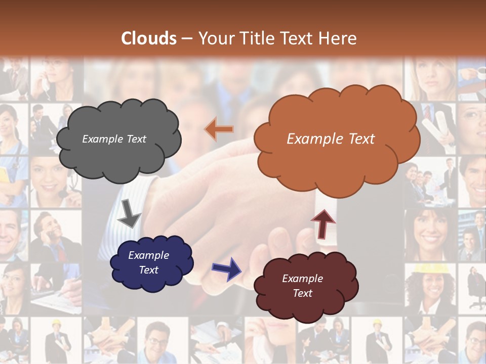 Agent Service Center PowerPoint Template