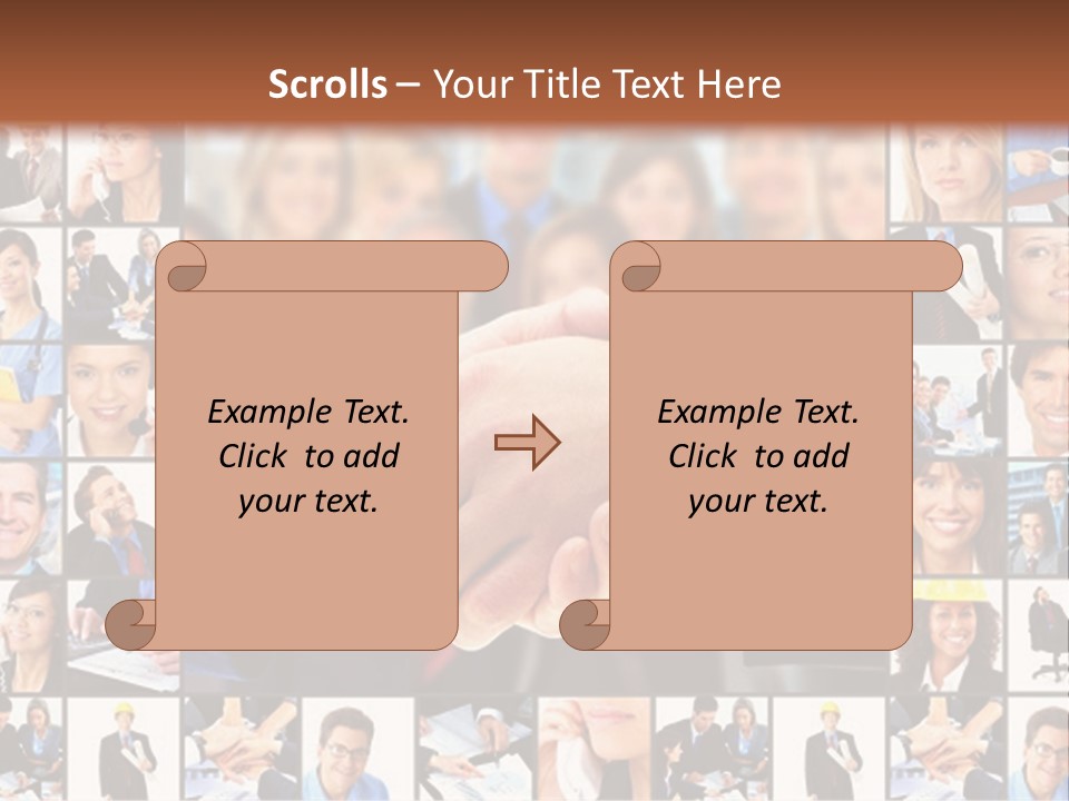 Agent Service Center PowerPoint Template