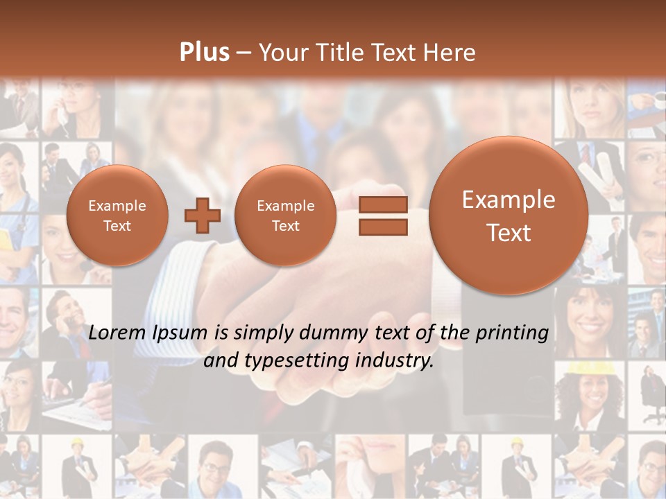 Agent Service Center PowerPoint Template