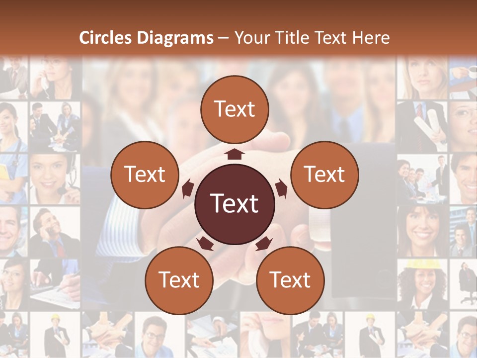 Agent Service Center PowerPoint Template