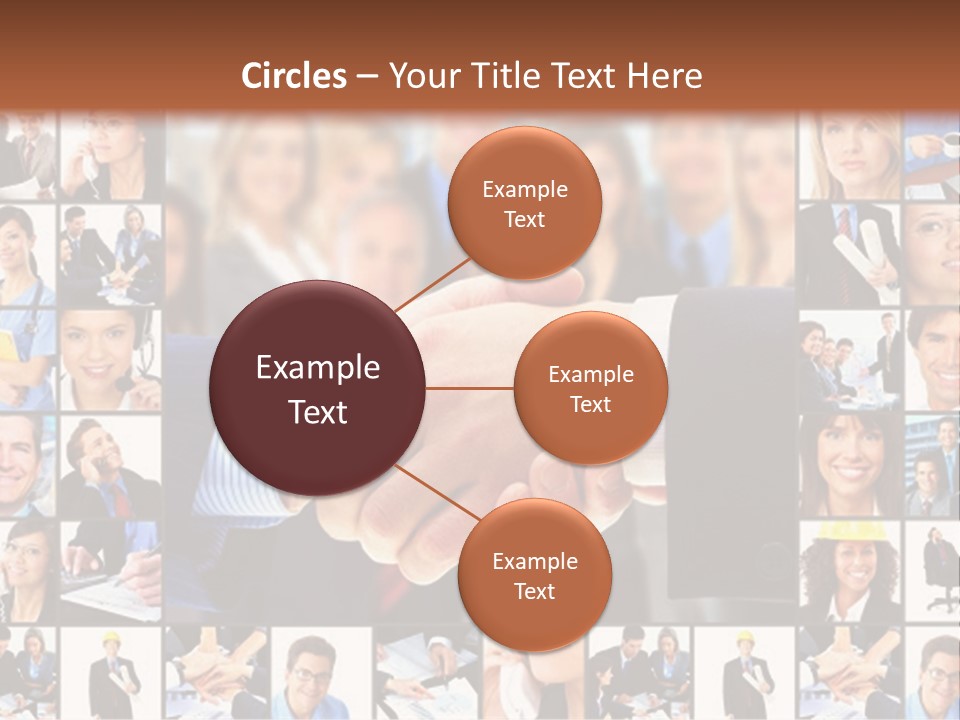 Agent Service Center PowerPoint Template