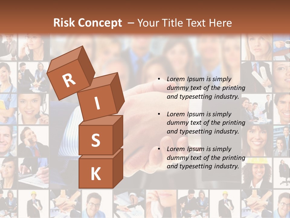 Agent Service Center PowerPoint Template