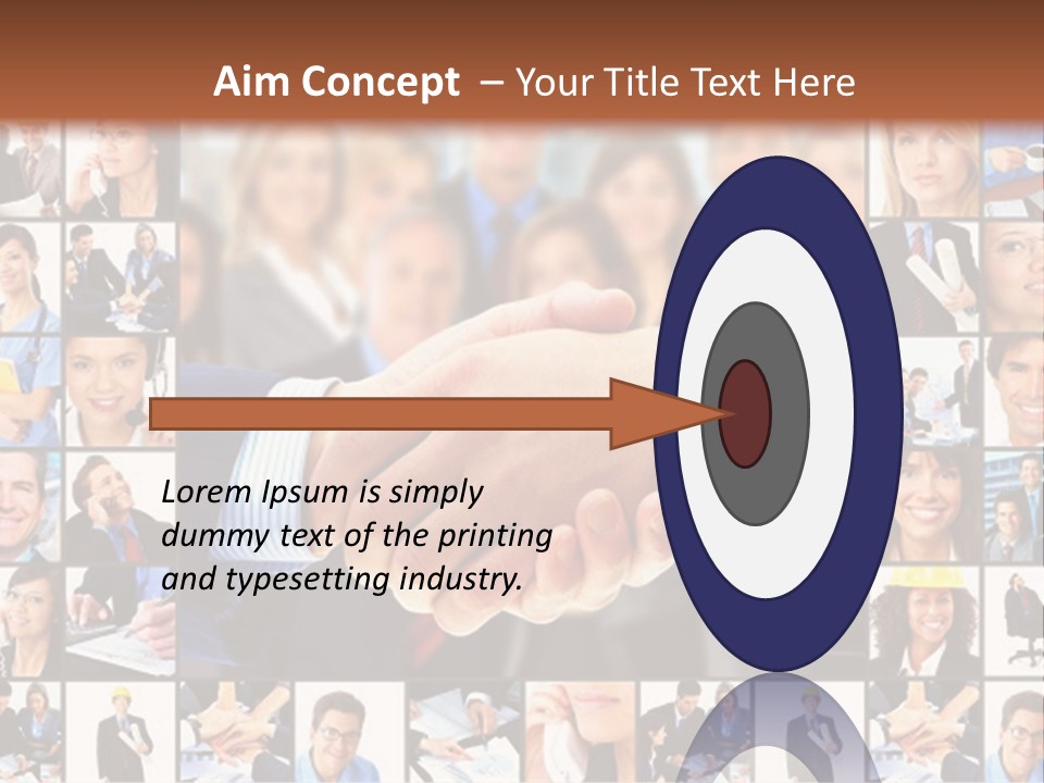 Agent Service Center PowerPoint Template