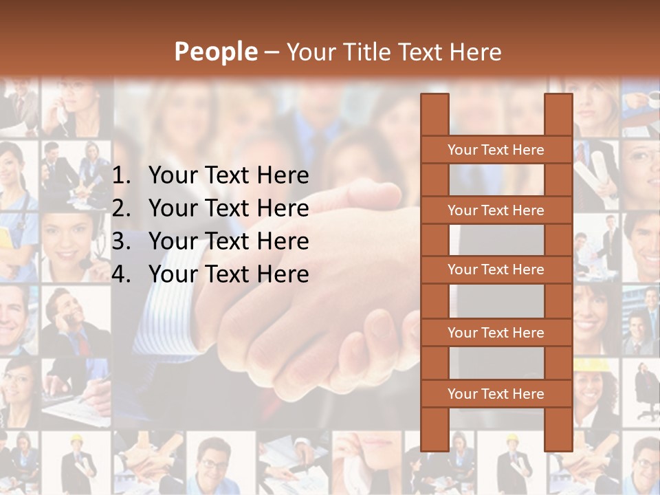 Agent Service Center PowerPoint Template