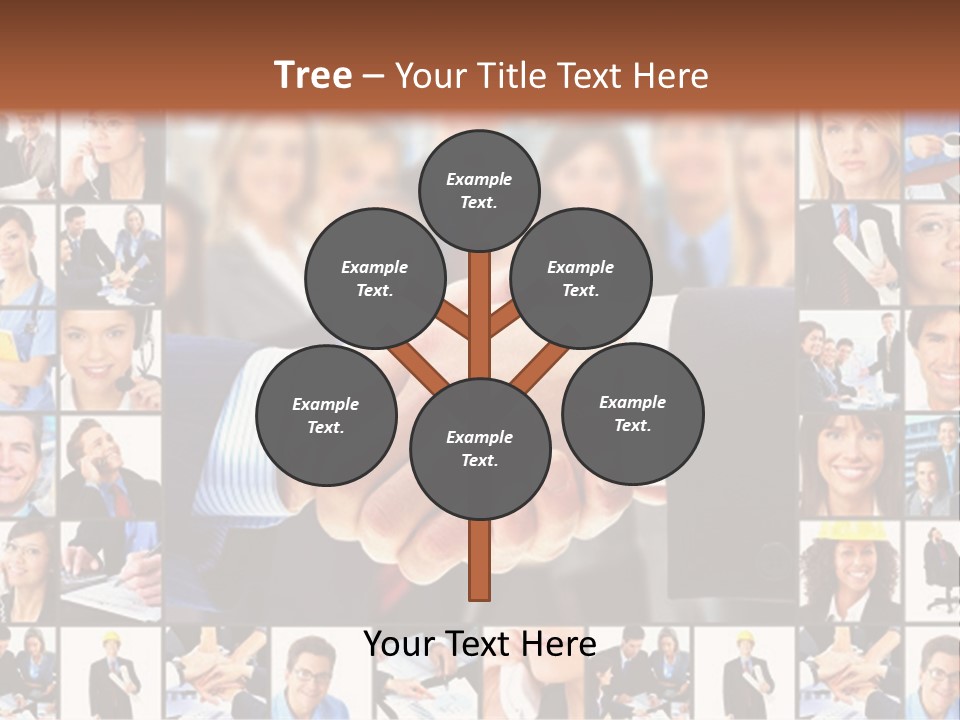 Agent Service Center PowerPoint Template