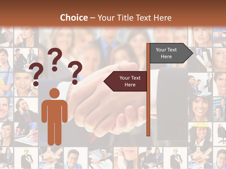 Agent Service Center PowerPoint Template
