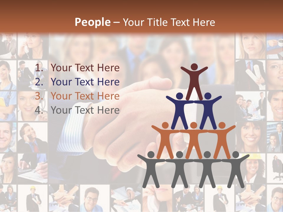Agent Service Center PowerPoint Template