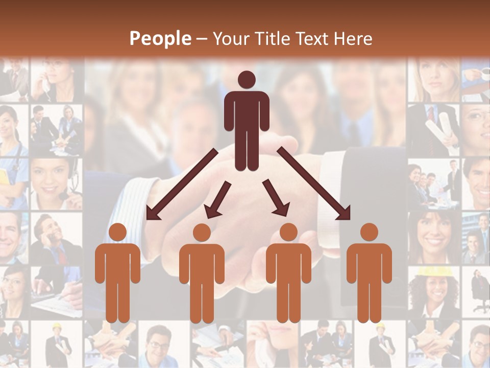 Agent Service Center PowerPoint Template