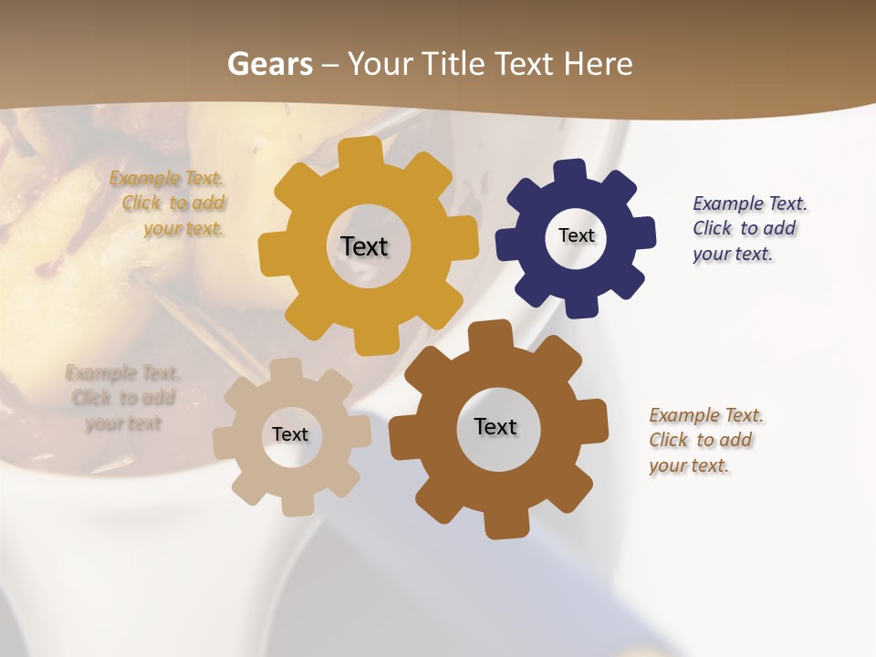 Occasion Valentine Dish PowerPoint Template