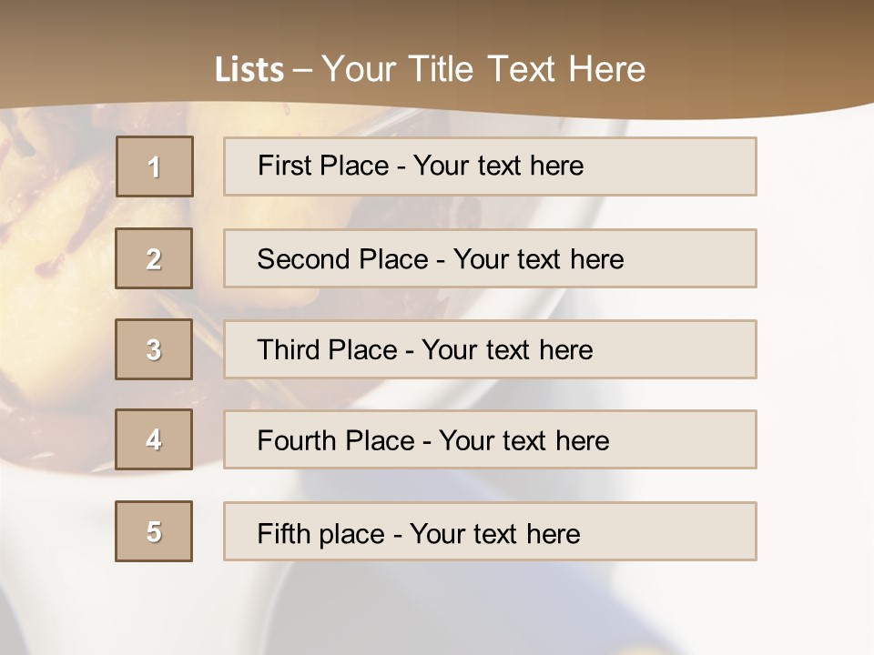 Occasion Valentine Dish PowerPoint Template