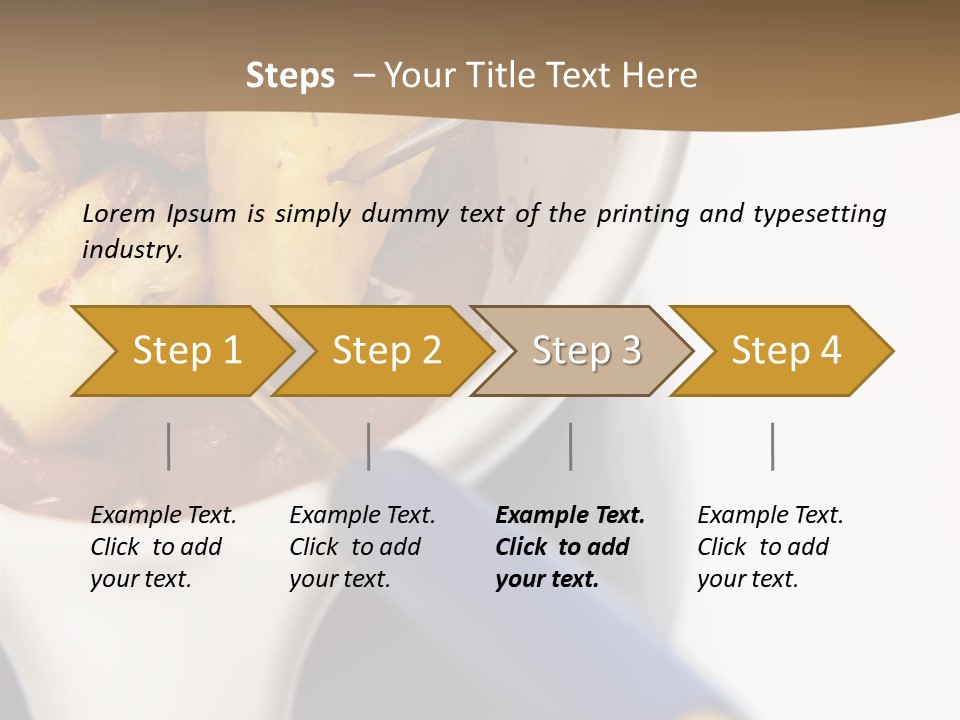Occasion Valentine Dish PowerPoint Template