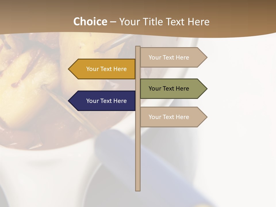 Occasion Valentine Dish PowerPoint Template