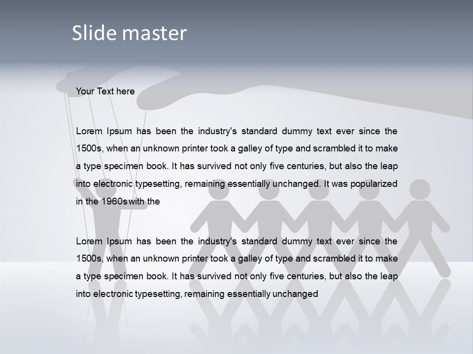 Guide Manipulated Dictator PowerPoint Template
