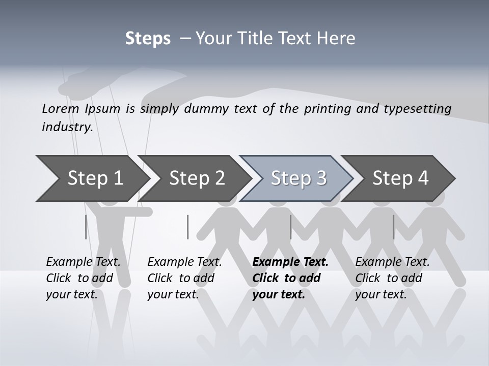 Guide Manipulated Dictator PowerPoint Template