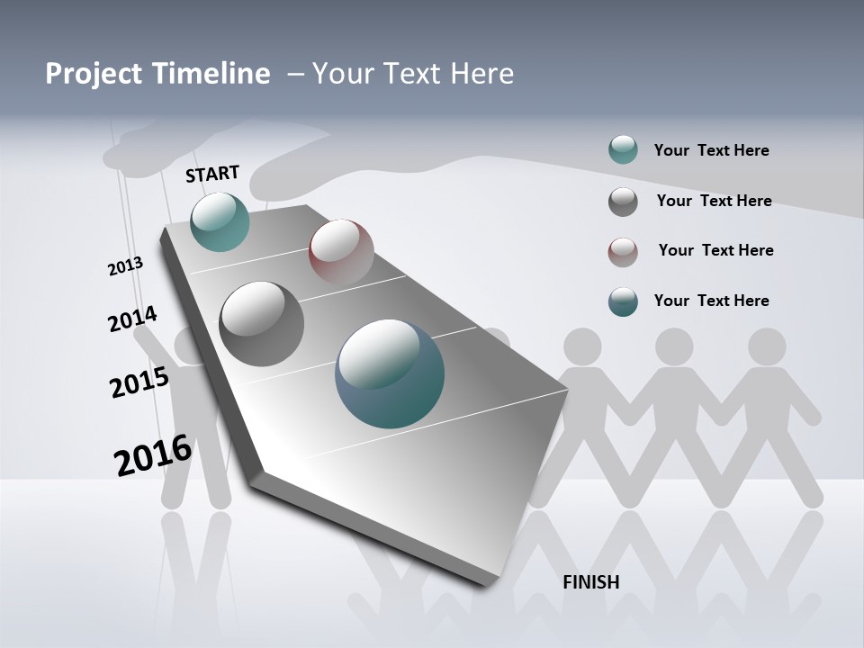 Guide Manipulated Dictator PowerPoint Template