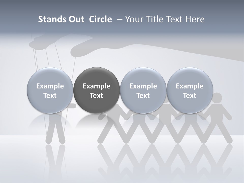 Guide Manipulated Dictator PowerPoint Template