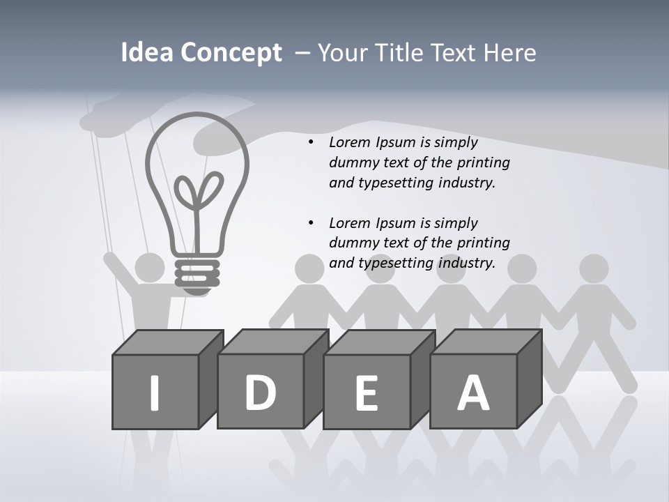 Guide Manipulated Dictator PowerPoint Template