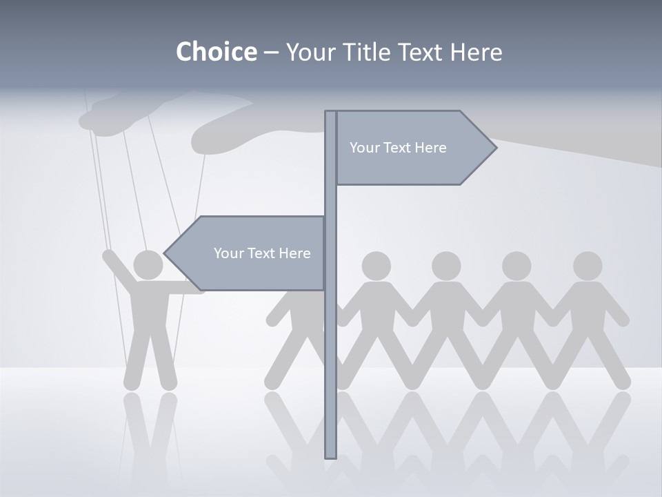 Guide Manipulated Dictator PowerPoint Template