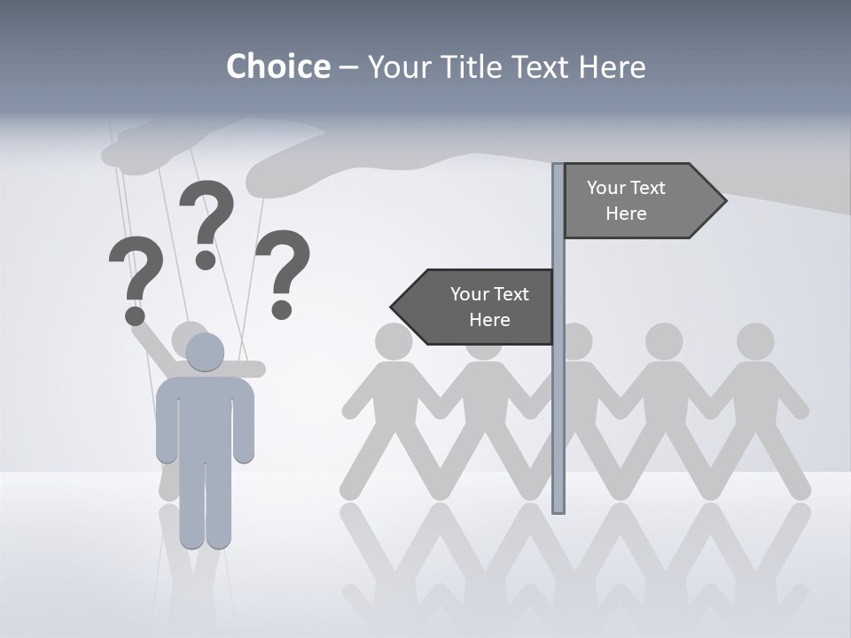 Guide Manipulated Dictator PowerPoint Template