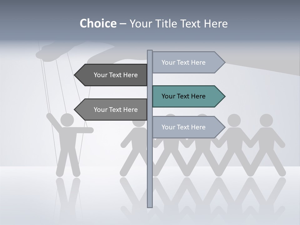 Guide Manipulated Dictator PowerPoint Template