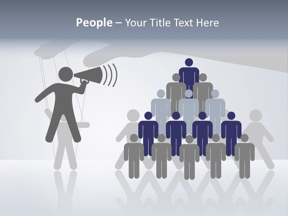 Guide Manipulated Dictator PowerPoint Template