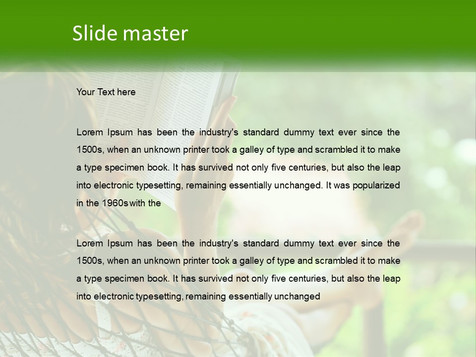 Outdoors Holiday Summer PowerPoint Template