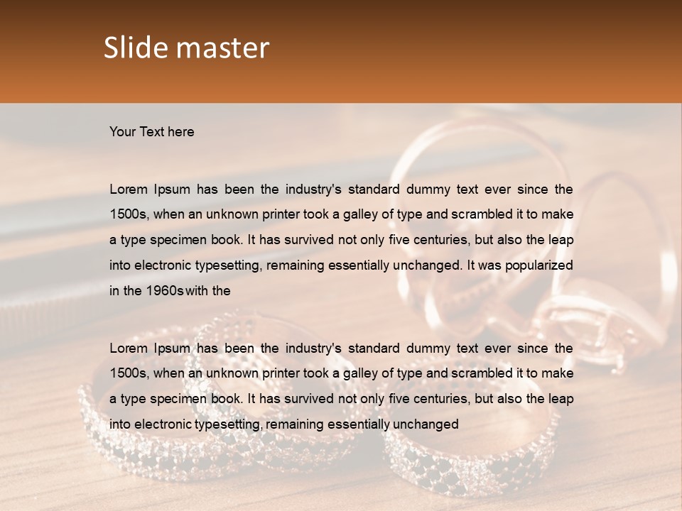 Group Accessory Craft PowerPoint Template