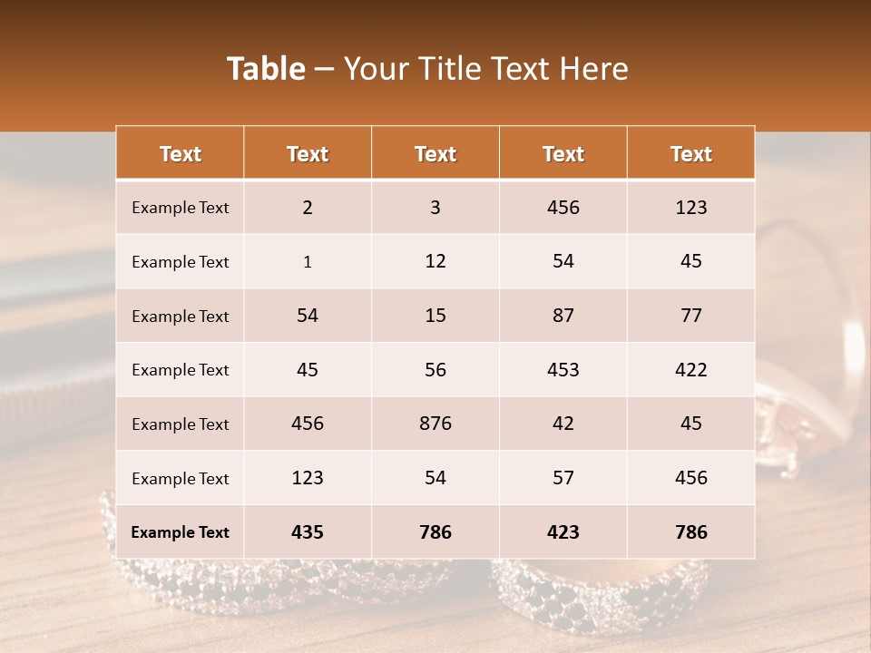Group Accessory Craft PowerPoint Template