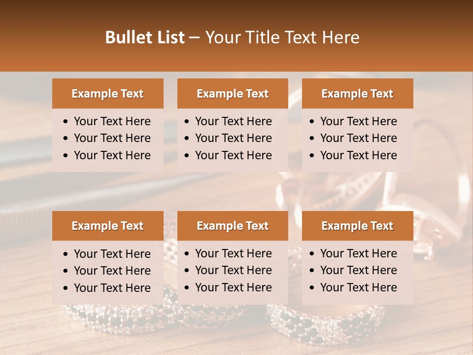 Group Accessory Craft PowerPoint Template